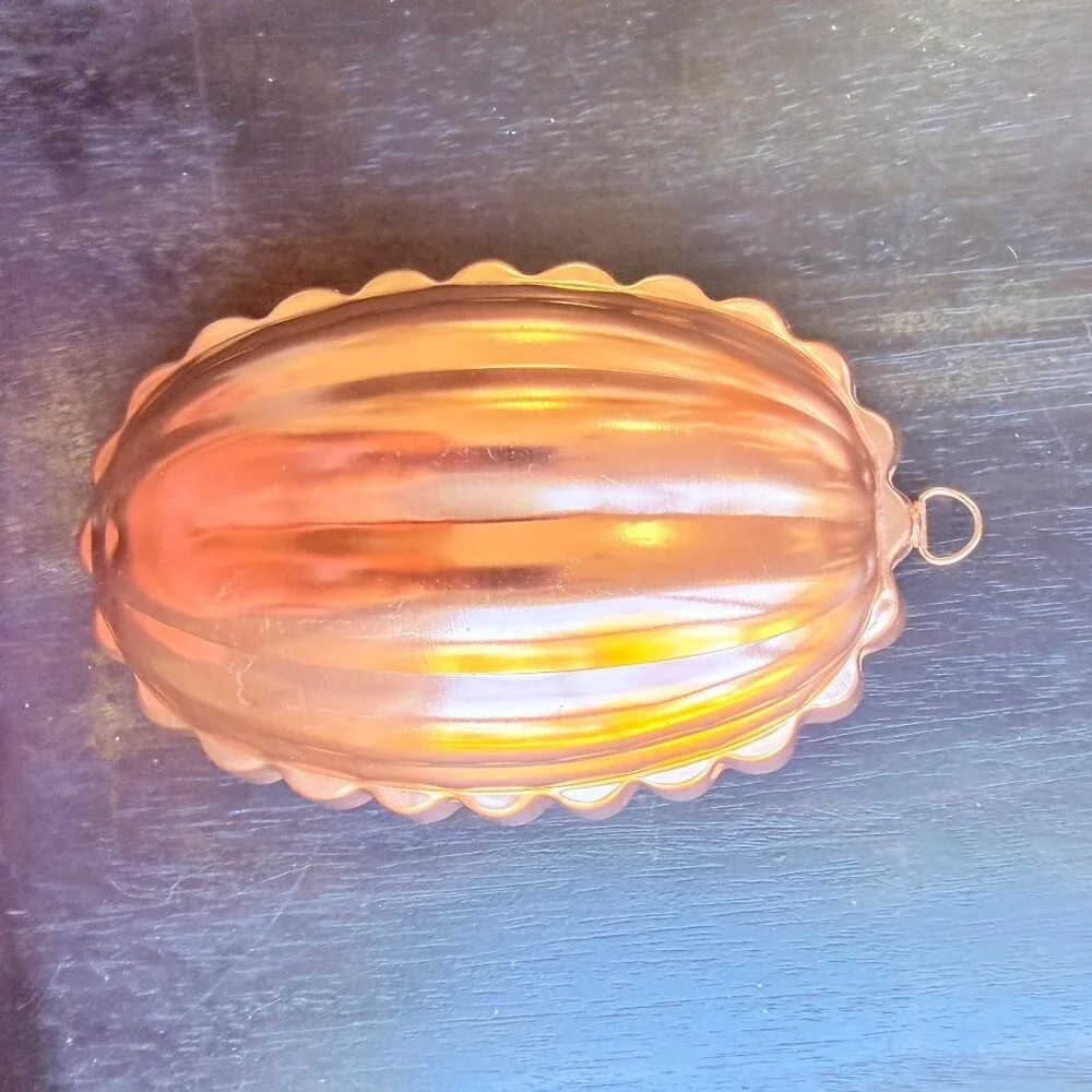 Vtg Copper‎ Kitchen Mold Set Wall Hanging Decor Retro Bakeware Farmhouse Charm